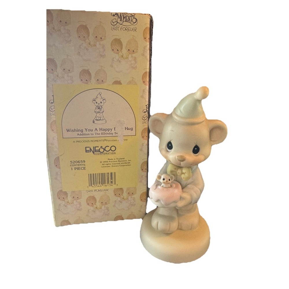 Precious Moments 1994 "Wishing You A Happy Bear Hug" w/Box #520659